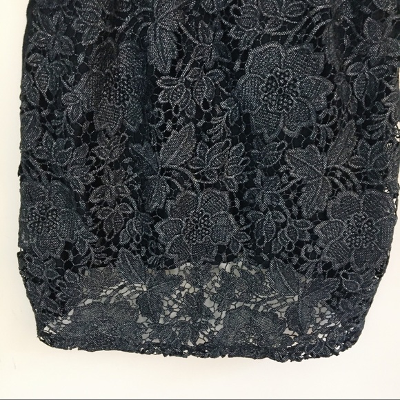 Altar'd State Metallic Lace High Neck Tank Top - Picture 6 of 10